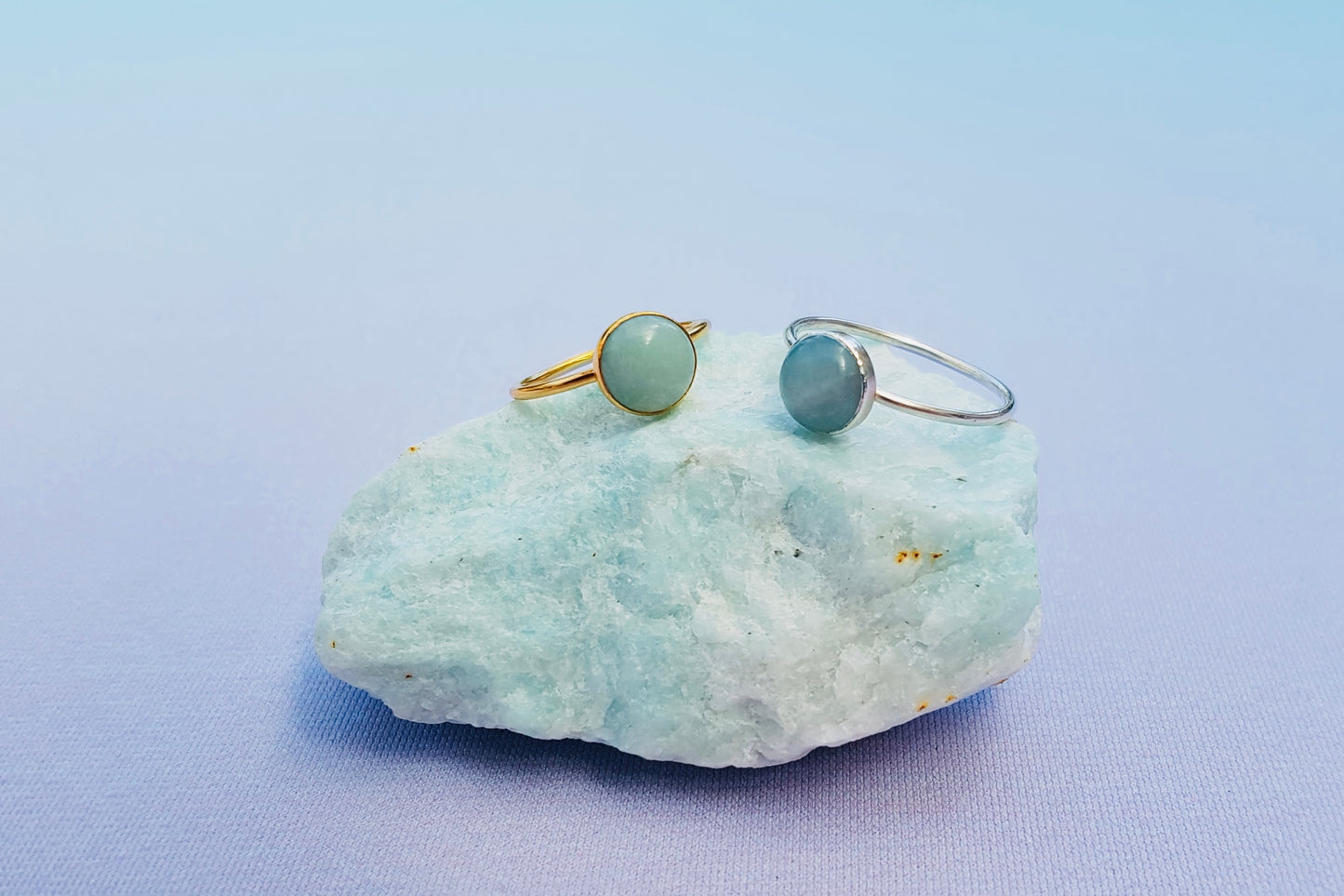 VIRGO Amazonite Ring in Sterling Silver