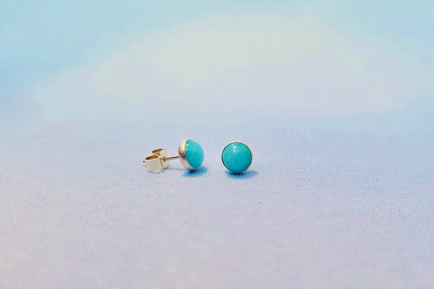 VIRGO Amazonite Earrings in Sterling Silver