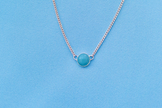 VIRGO Amazonite Necklace in Sterling Silver