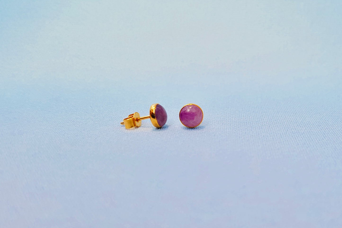 AQUARIUS Lavender Amethyst Earrings in 22ct Gold Vermeil