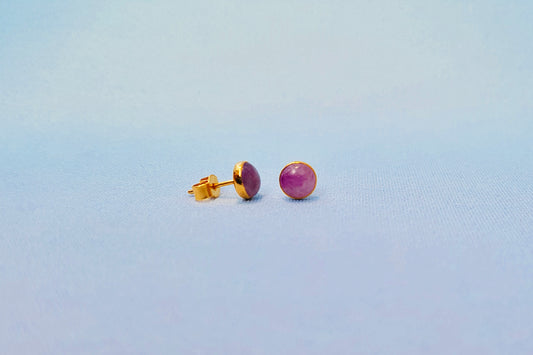 AQUARIUS Lavender Amethyst Earrings in 22ct Gold Vermeil