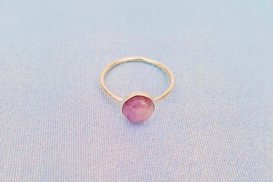 AQUARIUS Lavender Amethyst Ring in Sterling Silver