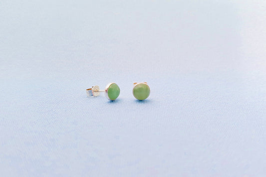 ARIES Aventurine Earrings in Sterling Silver