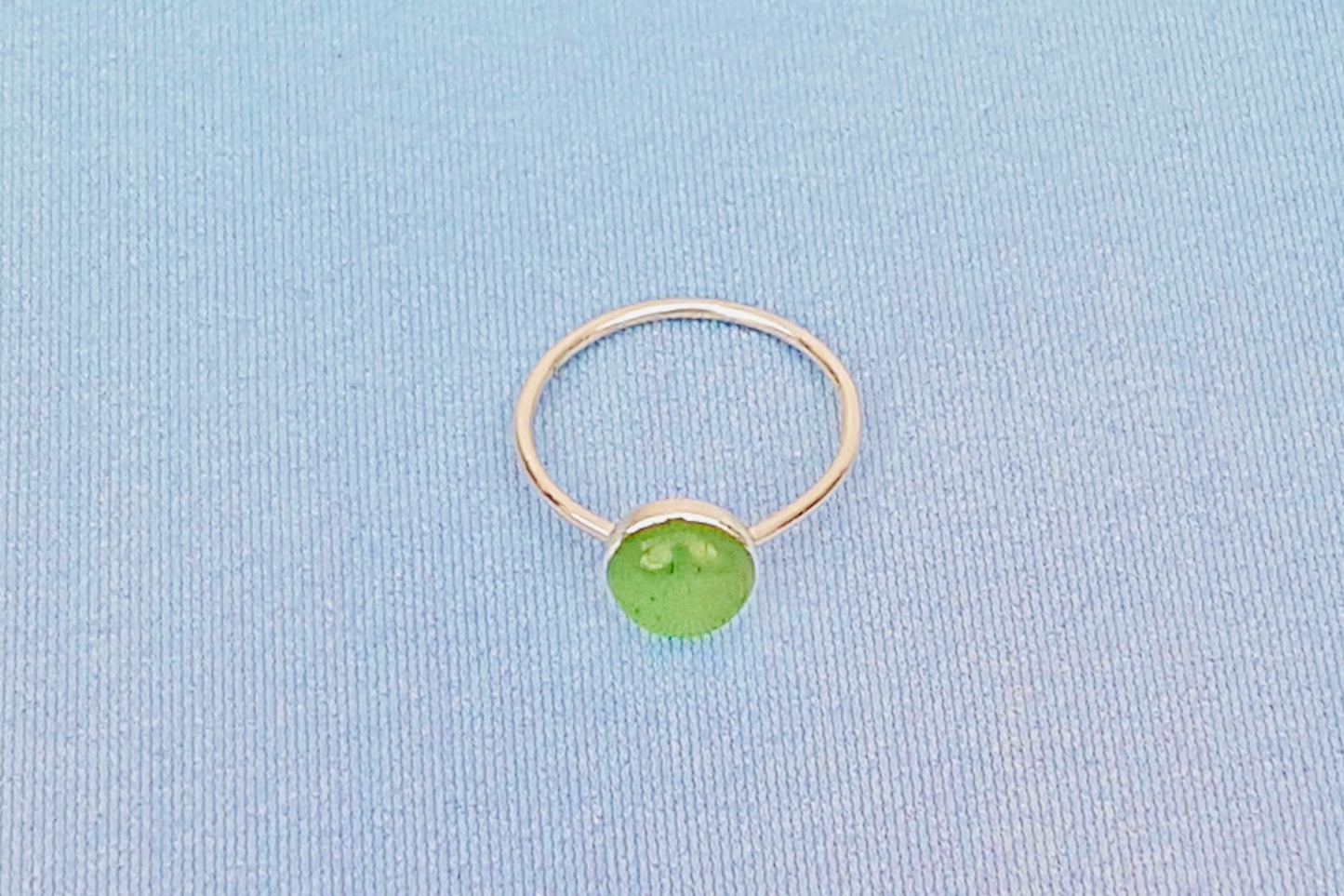 ARIES Aventurine Ring in Sterling Silver