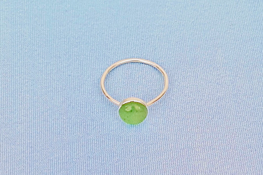 ARIES Aventurine Ring in Sterling Silver