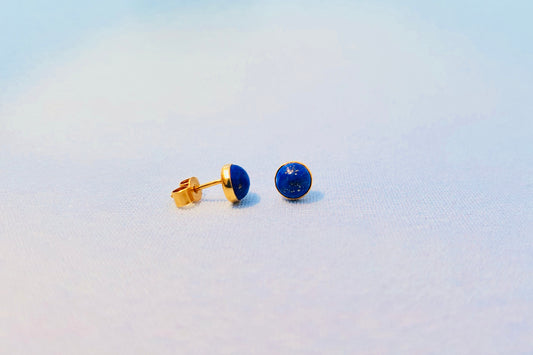 SAGITTARIUS Lapis Lazuli Earrings in 22ct Gold Vermeil