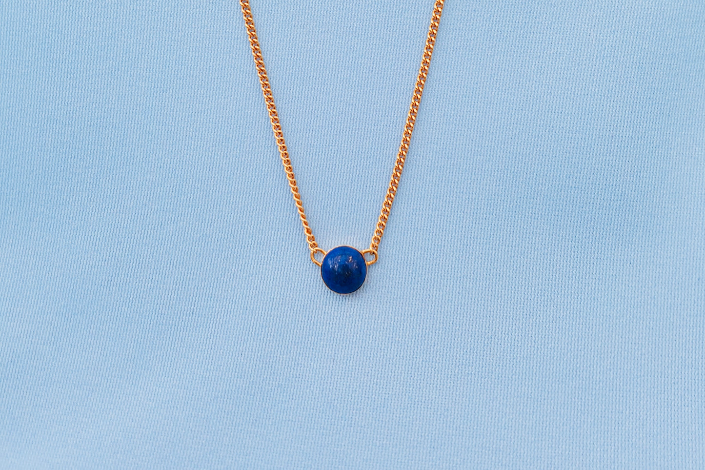 SAGITTARIUS Lapis Lazuli Necklace in 22ct Gold Vermeil