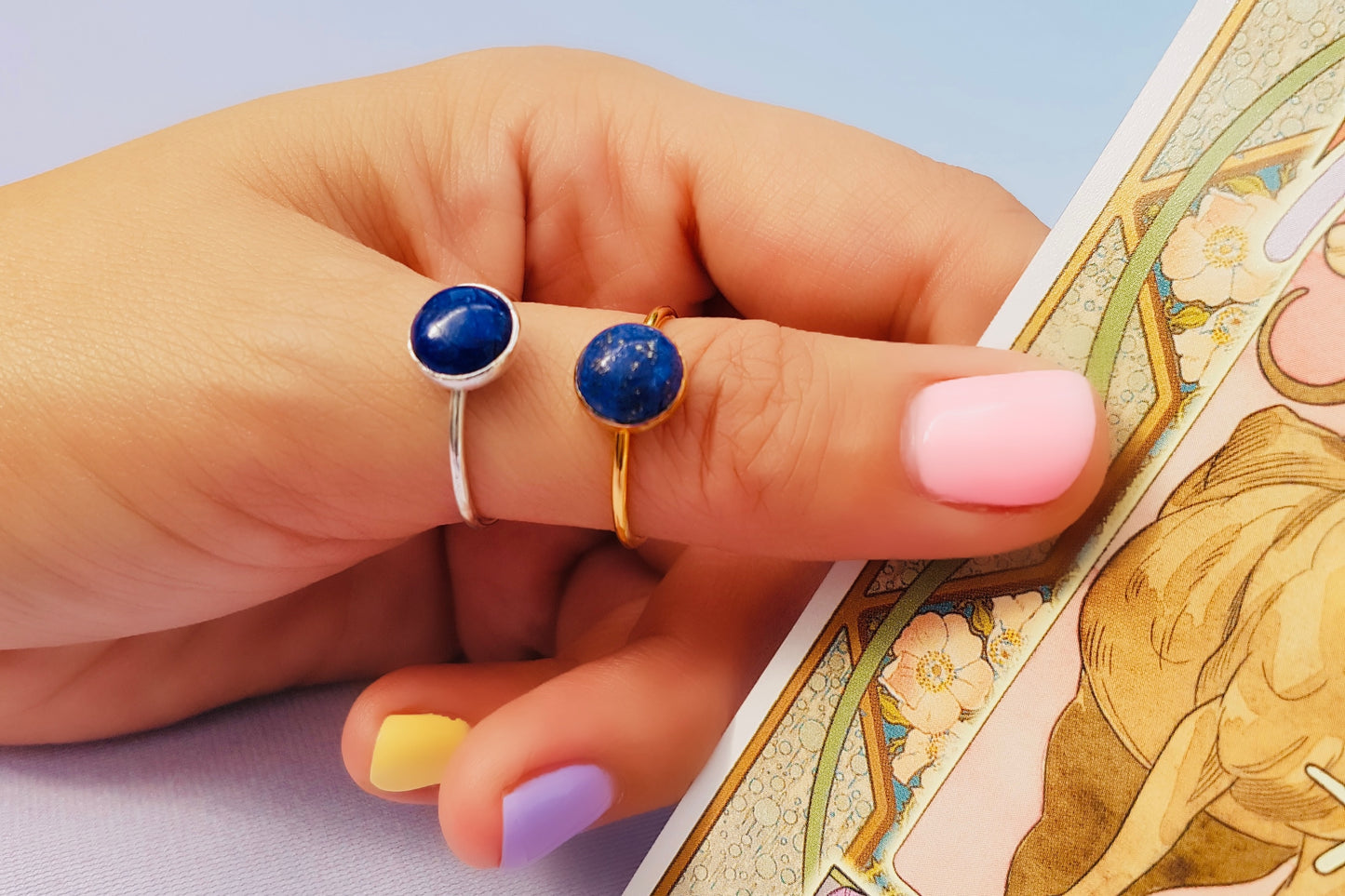 SAGITTARIUS Lapis Lazuli Ring in Sterling Silver