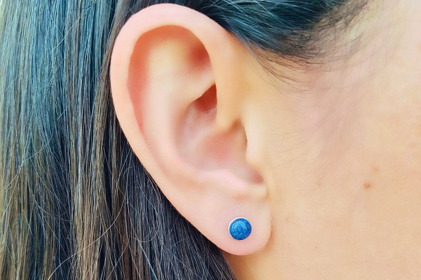 SAGITTARIUS Lapis Lazuli Earrings in Sterling Silver