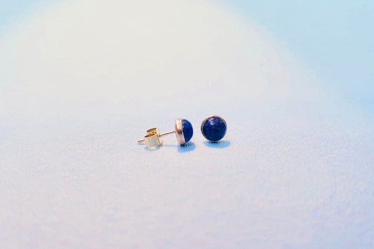 SAGITTARIUS Lapis Lazuli Earrings in Sterling Silver